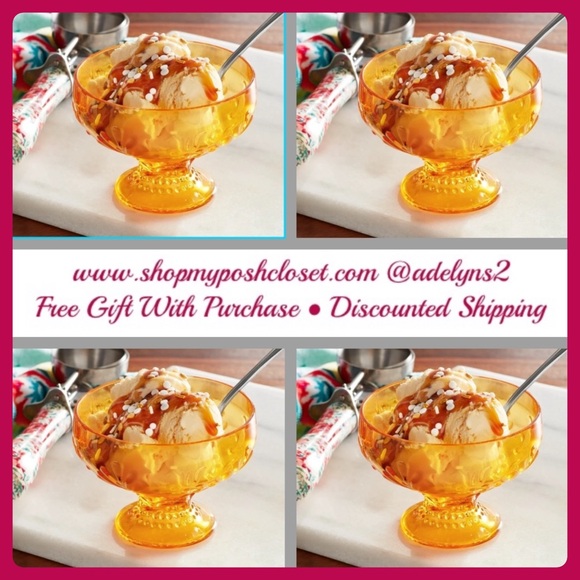 2022 🌺 New Pioneer Woman Sunny Days 10-Ounce Ice Cream Cup, Yellow, Qty 4 - Picture 1 of 10